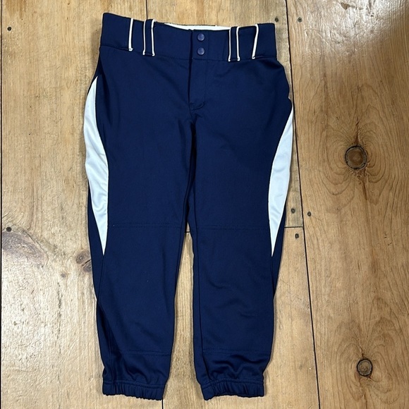 Champro Girls Softball Fastpitch‎ Pants Navy Blue Size XL EUC - Picture 1 of 6